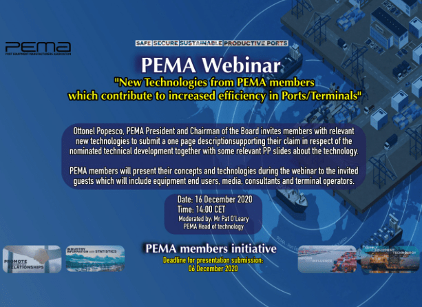 New, innovative technologies that improve efficiency at ports and terminals top agenda at latest PEMA webinar