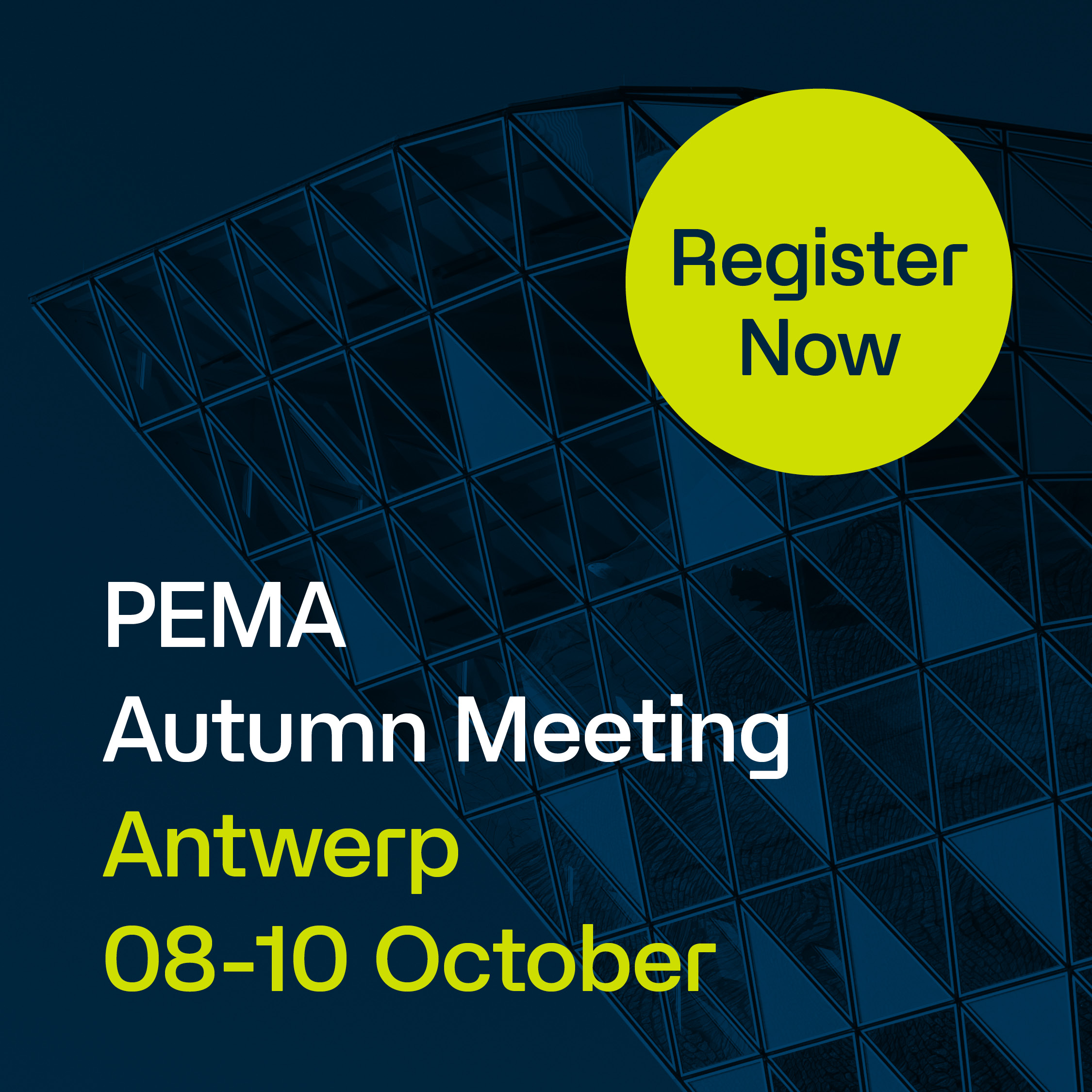 PEMA Autumn Meeting 2024, Antwerp
